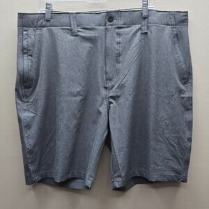 Denali NWT Men's 4-Way Stretch Hybrid Flat Front Walk Shorts Heather Gray SZ 40